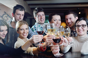 Image showing Group of happy young people