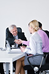 Image showing business people group on meeting