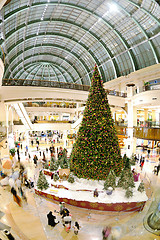 Image showing Interior of a shopping mall