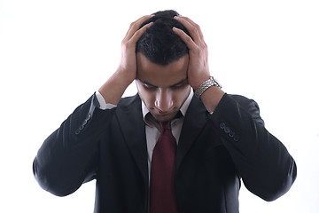 Image showing depressed business man