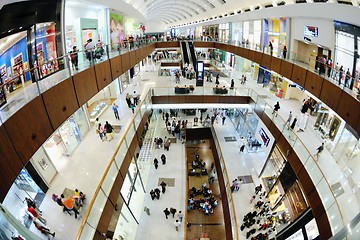 Image showing Interior of a shopping mall