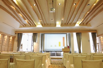 Image showing Empty business conference room