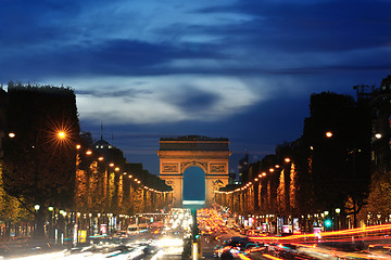 Image showing Arc de Triomphe, Paris,  France