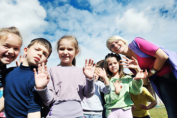 Image showing preschool  kids