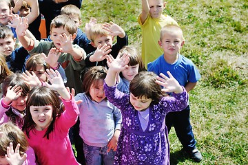 Image showing preschool  kids