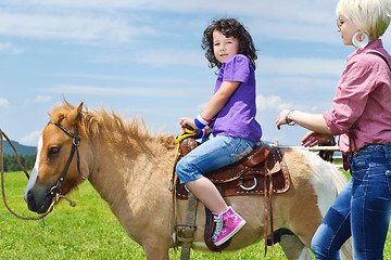 Image showing child ride pony