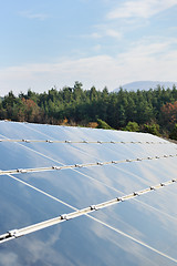 Image showing solar panel renewable energy field