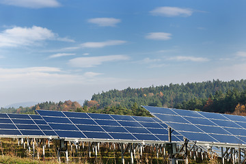 Image showing solar panel renewable energy field