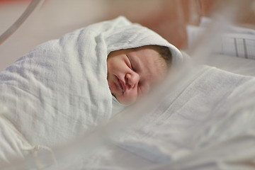 Image showing new born baby