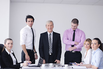 Image showing business people group on meeting