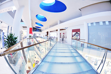 Image showing Interior of a shopping mall