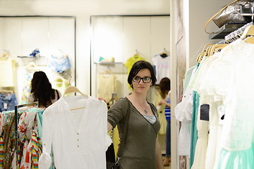 Image showing woman in shopping