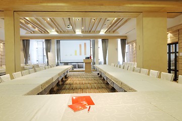 Image showing Empty business conference room