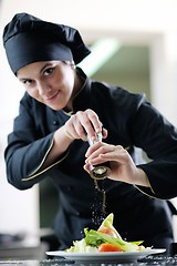 Image showing chef preparing meal