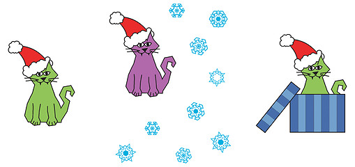 Image showing Christmas Kats