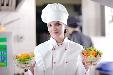 Image showing chef preparing meal