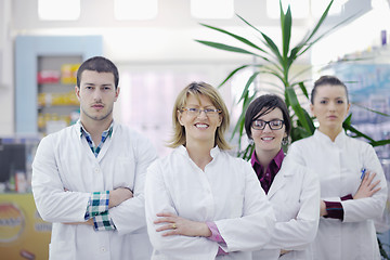 Image showing pharmacy drugstore people team