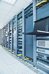 Image showing network server room