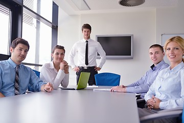 Image showing business people in a meeting at office