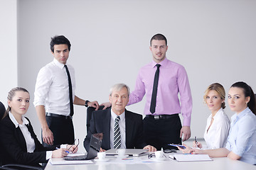 Image showing business people group on meeting