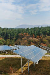 Image showing solar panel renewable energy field