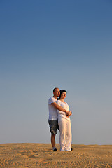 Image showing couple enjoying the sunset