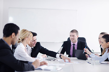 Image showing business people group on meeting