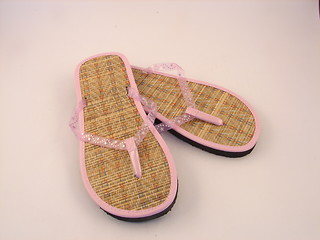 Image showing woman shoe isolated