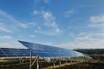 Image showing solar panel renewable energy field