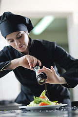 Image showing chef preparing meal