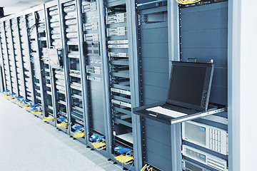 Image showing network server room