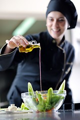 Image showing chef preparing meal