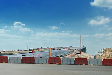 Image showing road under construction