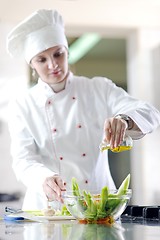 Image showing chef preparing meal