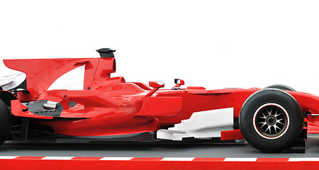 Image showing red formel 1 model