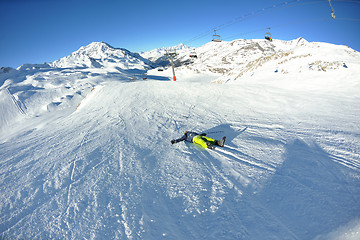 Image showing skiing accident