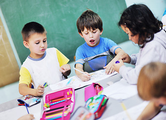 Image showing preschool  kids