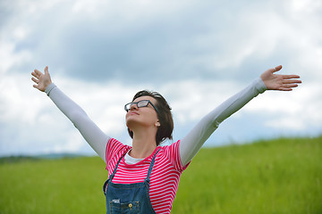 Image showing Enjoying the nature and life