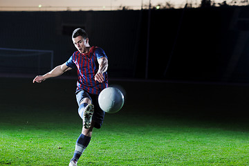 Image showing football player in action