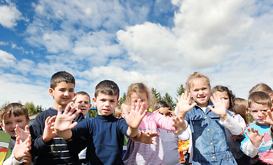 Image showing preschool  kids