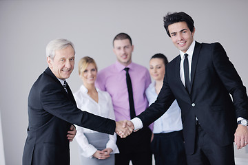 Image showing business people group on meeting