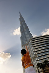 Image showing happy tourist woman