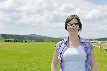 Image showing Enjoying the nature and life