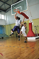 Image showing basketball competition
