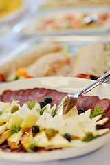 Image showing catering food