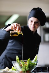 Image showing chef preparing meal