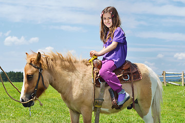 Image showing child ride pony