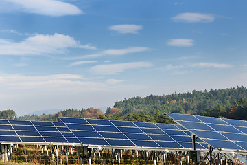 Image showing solar panel renewable energy field