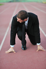 Image showing business man in sport