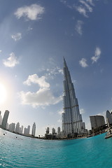 Image showing dubai burj khalifa skyscraper